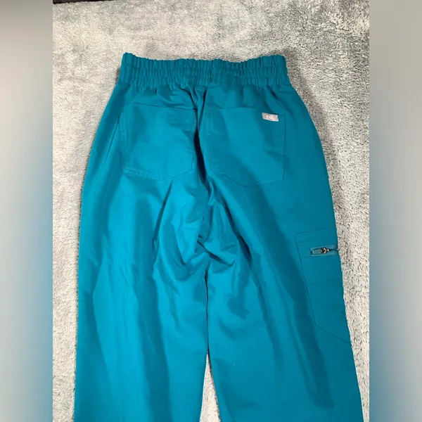 Figs Teal Jogger scrub pants with Drawstring XS - Image 10