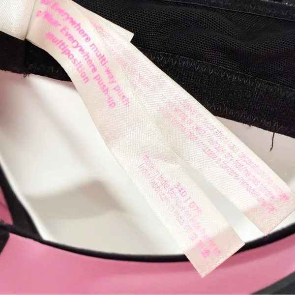 Victoria's Secret Pink Women's Wear Everywhere Lightly‎ Lined Strapless Bra 34D - Image 3