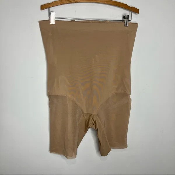 Honeylove‎ super power short Shapewear tan nude NWOT women's 2X special occasion - Image 5