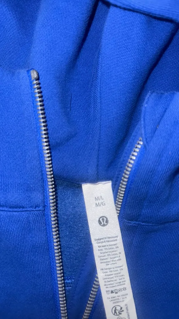 Lululemon Scuba Hoodie Half-Zip M/L - Image 3