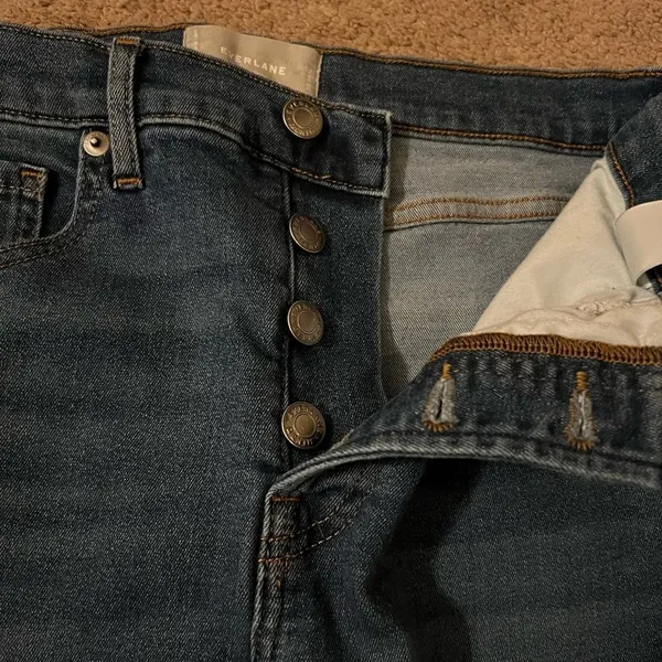 Everlane button fly‎ the vintage skinny jeans 28 - Image 4
