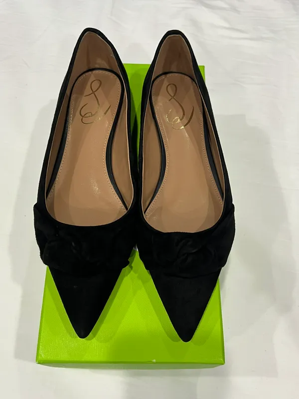 Sam Edelman Black Suede Flats - Image 4