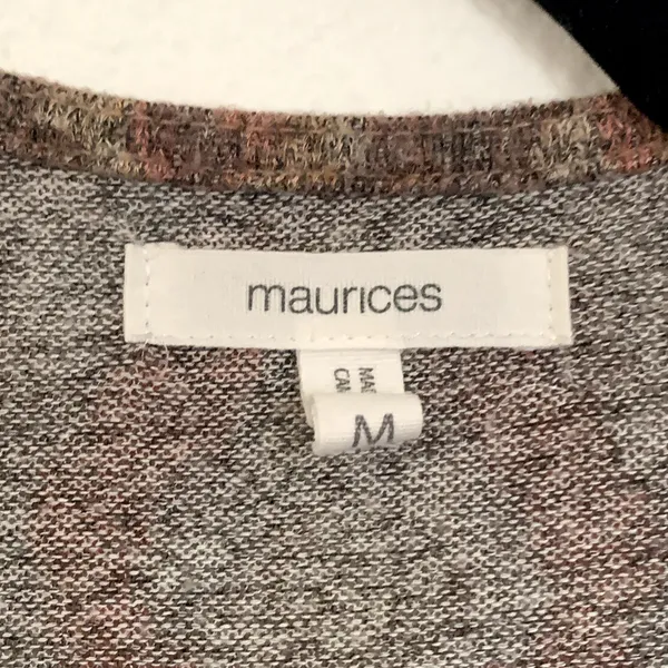 5/$25 Maurices Sz‎ M Southwestern Longline Duster Cardigan in Brown - Image 4