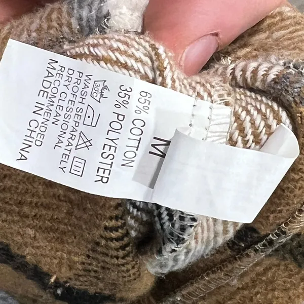 Women’s Medium Button Front Flannel Shacket - Image 3