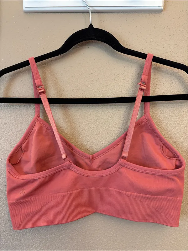 lululemon athletica 10 Rose Mauve Convertible Racerback Light Support Sports Bra - Image 7