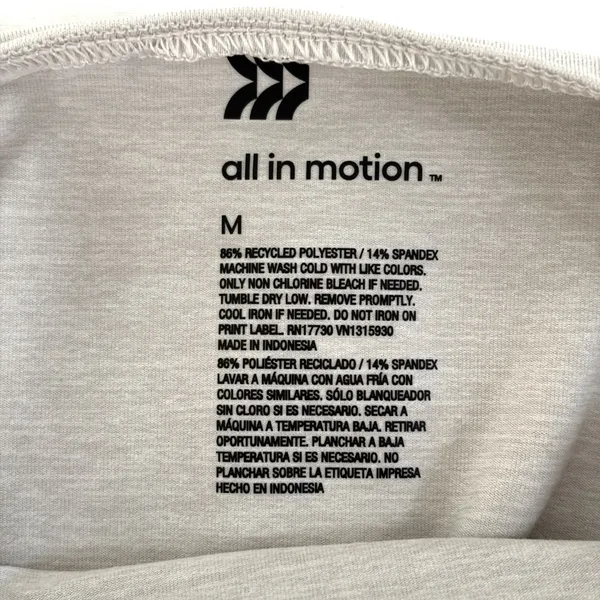 All in Motion Womens Long Sleeve Active Top Taupe Keyhole Back Size M‎ NEW - Image 7