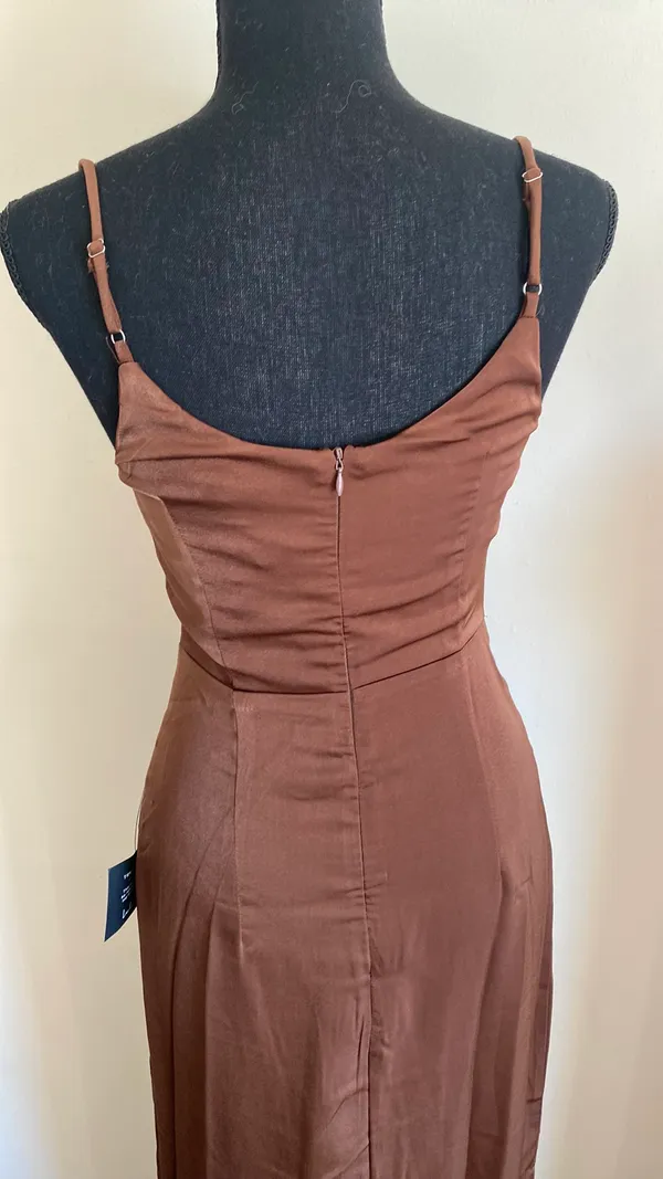 Lulus Brown Formal Brown Dress  - Image 8