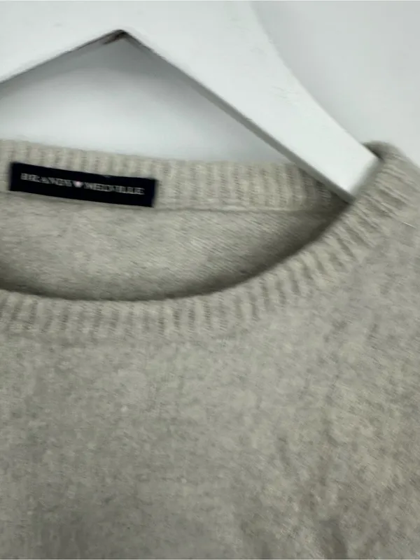 Brandy Melville Gray Boho Sweater One Size - Image 3