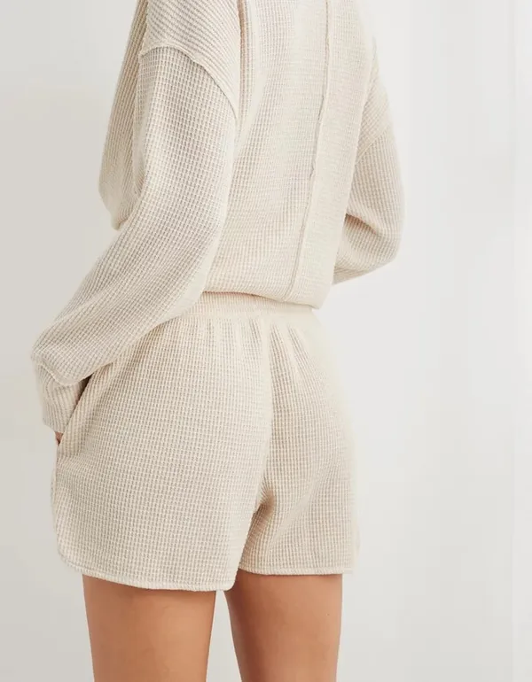 Aerie High Waisted LumberJane Waffle Short - Image 3