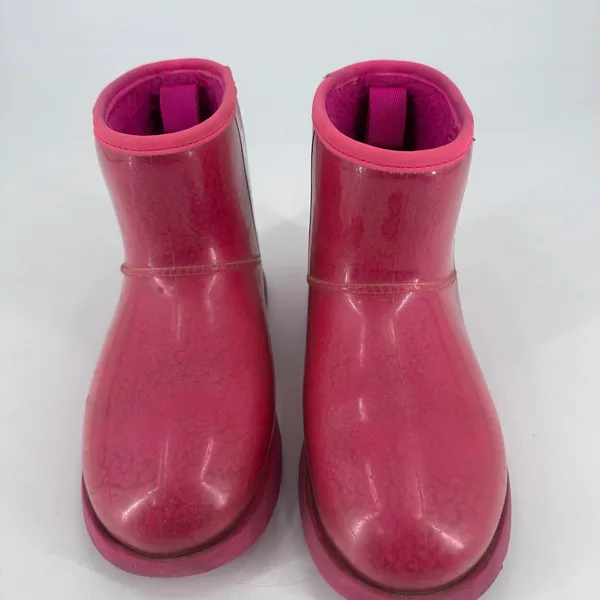 UGG Australia‎ Women's Pink Jelly Rain Boots Size 7 - Image 2