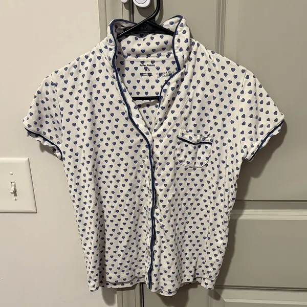 Roller Rabbit Hearts Polo Pajama Top - Image 3