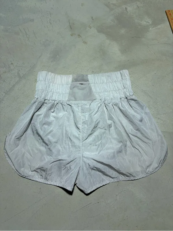 Free people FP movement Lightweight White Women's Elastic-Waist Shorts large - Image 5