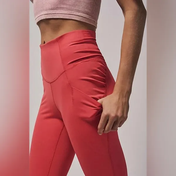 FP MOVEMENT by FREE PEOPLE Set the Pace Leggings in Cayenne Size M NWT - Image 4