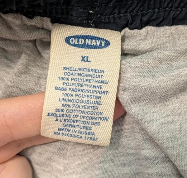Old Navy Vintage blue and green track pants - Image 5