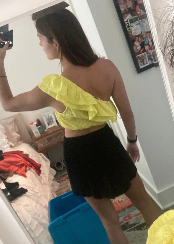 ZARA One Shoulder Top - Image 2