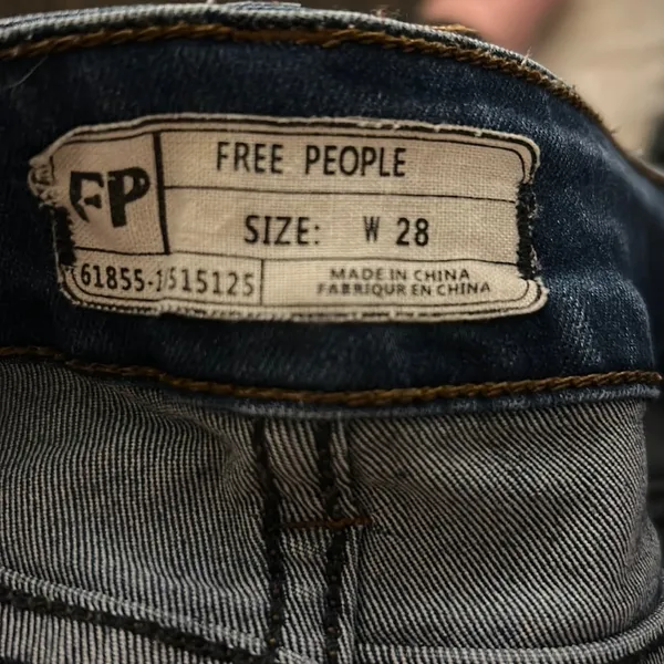 Free People Retro style Front Pocket Skinny Jeans - Size 28‎ - Image 8
