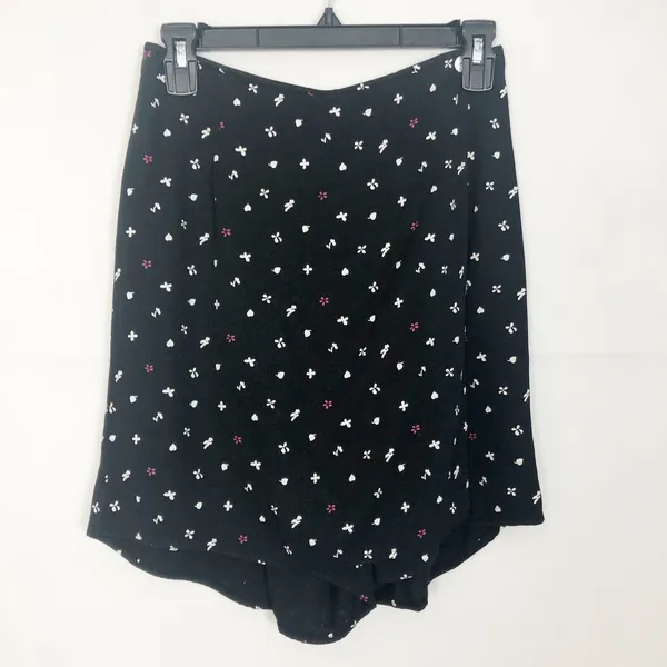 California Influence Vintage Dark Floral Skort Womens Medium Y2K Fairy Grunge - Image 2
