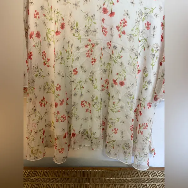 Area Stars Arya Floral Bell‎ Sleeve Dress Size Large - Image 6