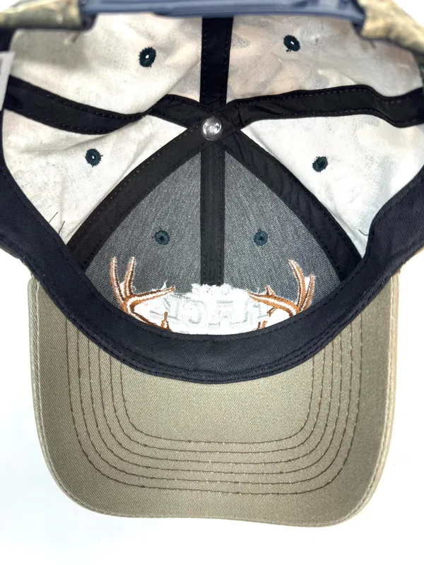 Bass Pro Shops Hat Camo Hunting Baseball Cap SnapBack OS “One Rack Mind” Hat - Image 8
