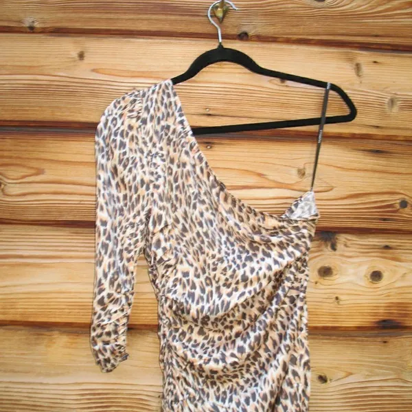 Revolve Majorelle Roberta Leopard Cheetah Print Mini Dress - Image 7