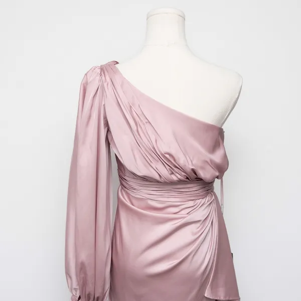 IEENA for Mac Duggal - One-Shoulder Satin Gown‎ - Image 13