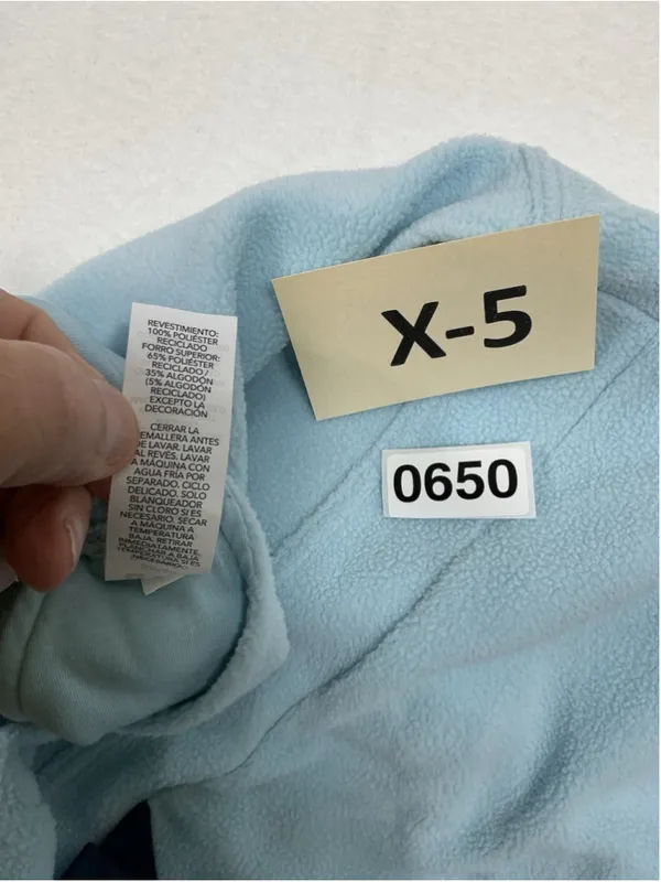 Womans NWT Joy Lab Relaxed Fit Pullon Fleece Overalls Small Blue - Image 5