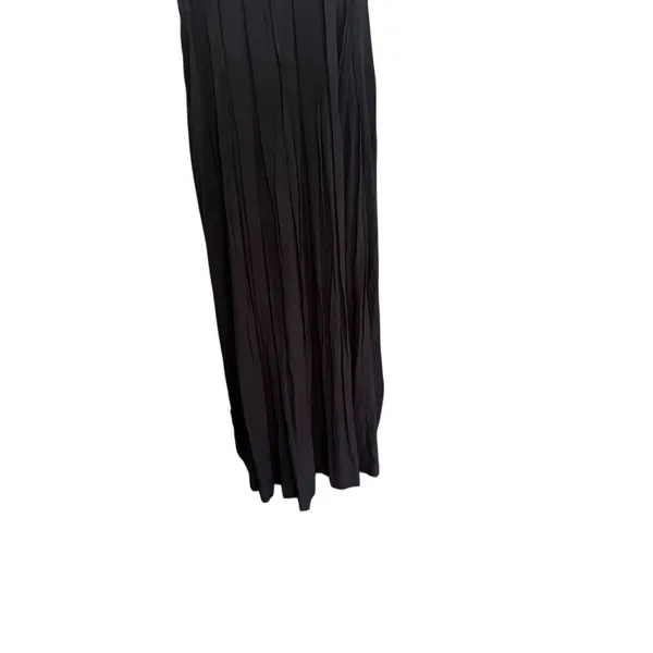 Beulah Style Black Pleated Sleeveless Maxi Dress NWT Size Small - Image 4
