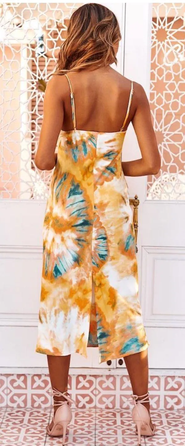 Hello Molly Tie Dye Midi Dress - Image 2