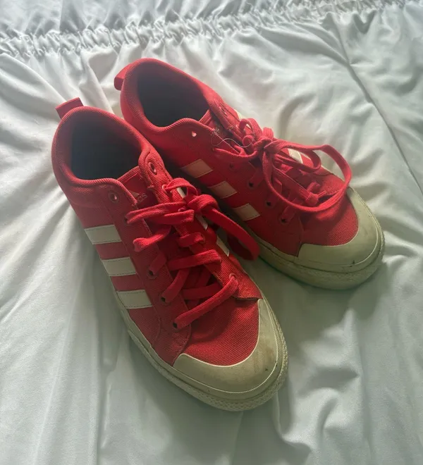 Orange Adidas Shoes - Image 3