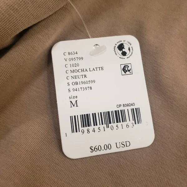 Free People Movement Women's Hot Shot Tee Romper in Mocha Latte size M NWT - Image 7