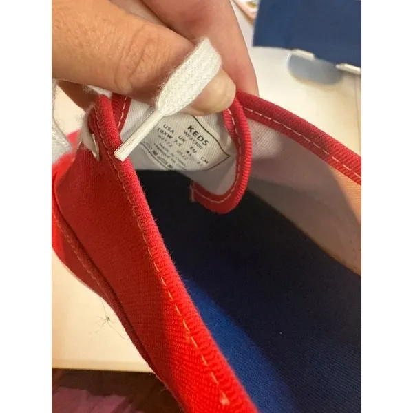 Keds women’s size 10 red tennis shoes - Image 2