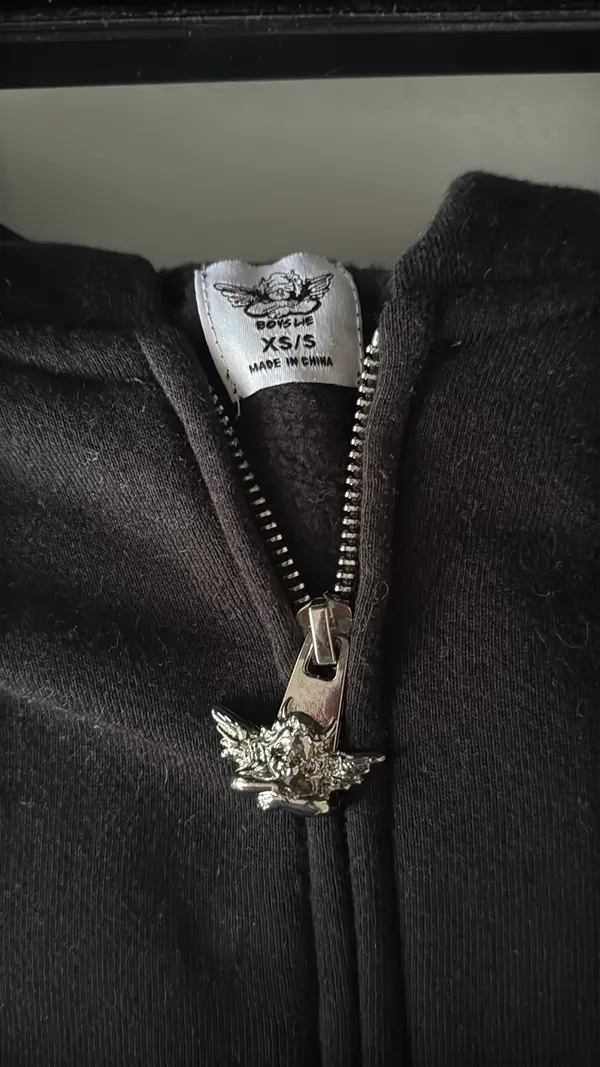 Boys Lie Hoodie Cropped - Image 7
