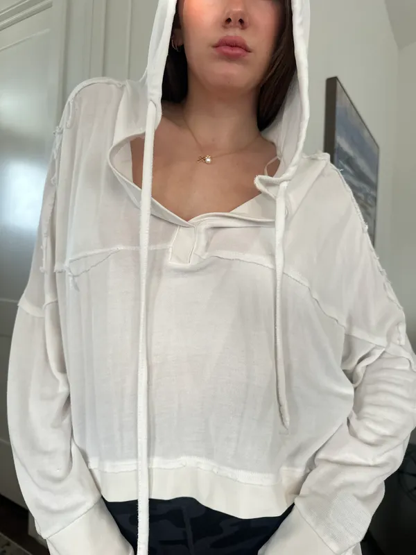 Altar'd State White Hoodie - Image 2