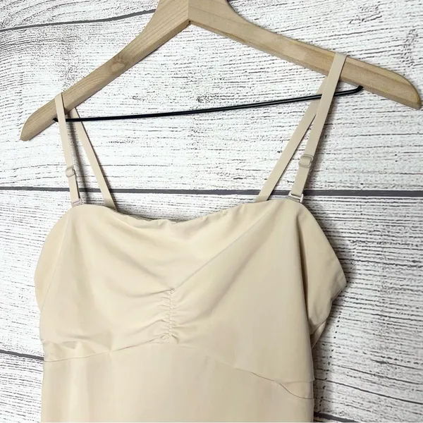 Flexees by Maidenform Bodycon Bandeau Shaping Mini Slip Nude Size Large - Image 3