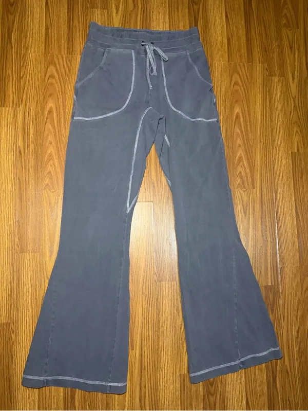 Free People Movement New Flow Flare Leggings Grey Medium Tall. - Image 2