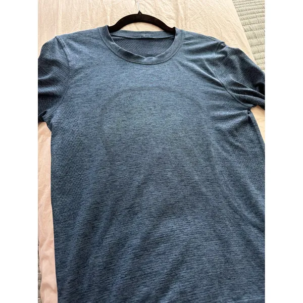 Lululemon Swiftly Relaxed Long Sleeve Shirt True Navy Iron Blue Small - Image 7
