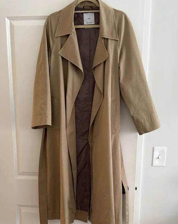 Mango Tie Belt Trench - Image 2