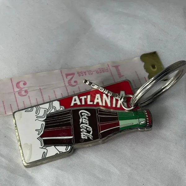 Vintage Atlanta Coca-Cola key chain. - Image 3