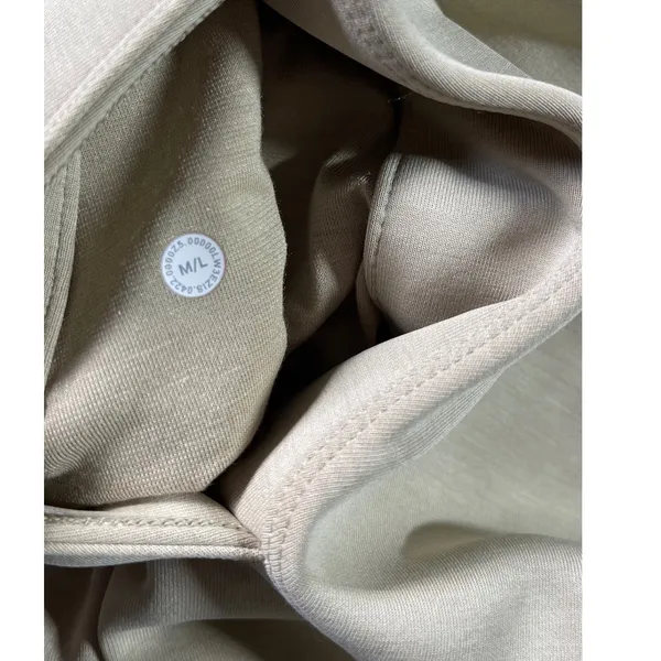 Lululemon Softstreme Belted Wrap Jacket Coat Trench Beige M/L LW3EZIS - Image 8