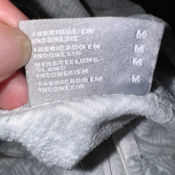 Columbia Womens Pullover Top Medium Gray‎ Geometric Print Quarter Zip Active - Image 6