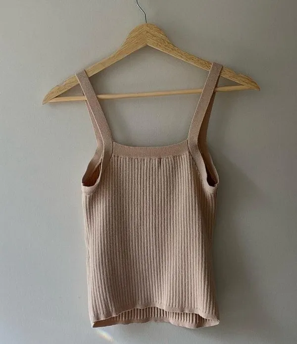 Neutral Knit Tank - Image 3