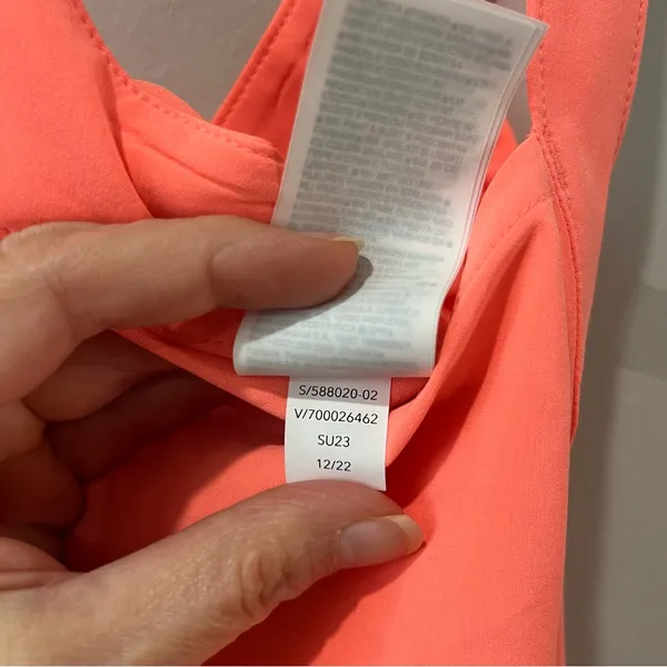 New Athleta Arrival Tank Sunset Glow Size Small Camisole Arrival Coral‎ Orange - Image 8