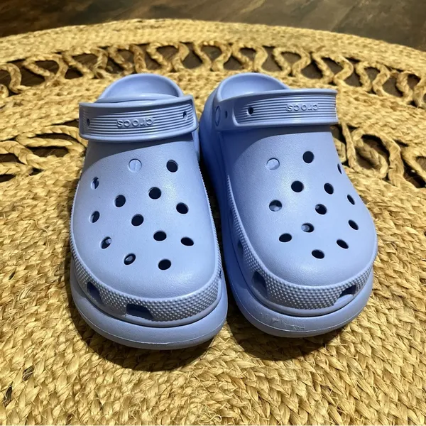 Crocs Mega Crush Platform Classic Clogs Purple Violet Womens 10 Men’s 8 Comfort - Image 3