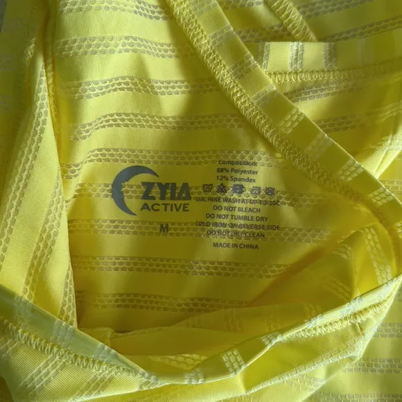 Zyia Active Nimbus‎ Split Back Knot Crop Top - Image 10