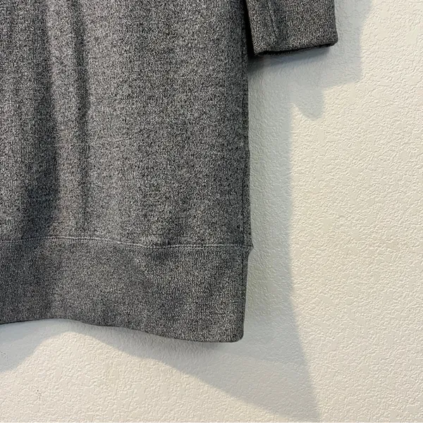 Roots Heather Gray Crew Neck Long Sleeve Plush Sweatshirt Dress Casual Size XS‎ - Image 6