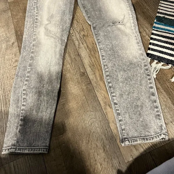 Agolde Colette Crop grey‎ wash 28 - Image 2