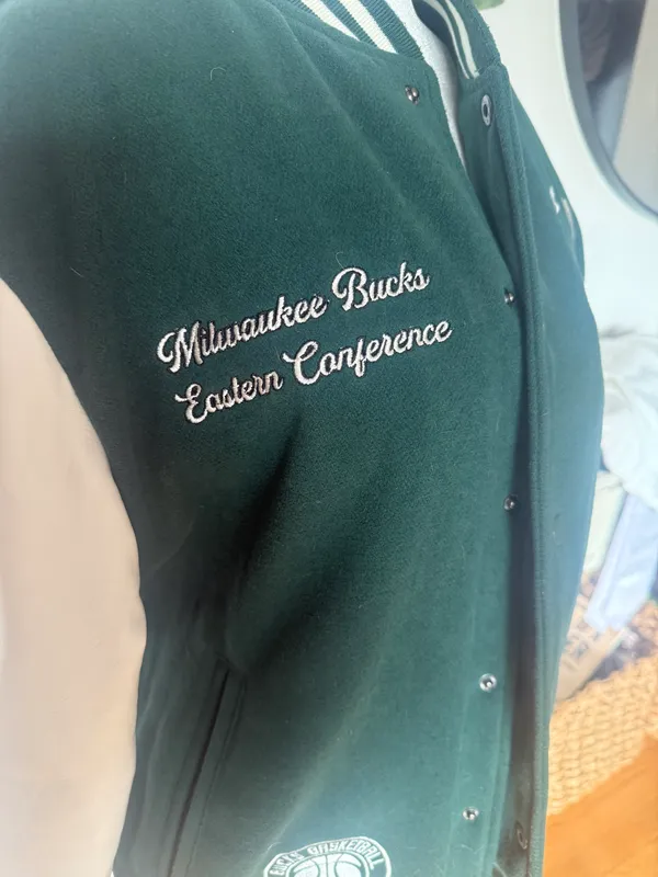 NBA Milwaukee Bucks Bomber Jacket - Image 3