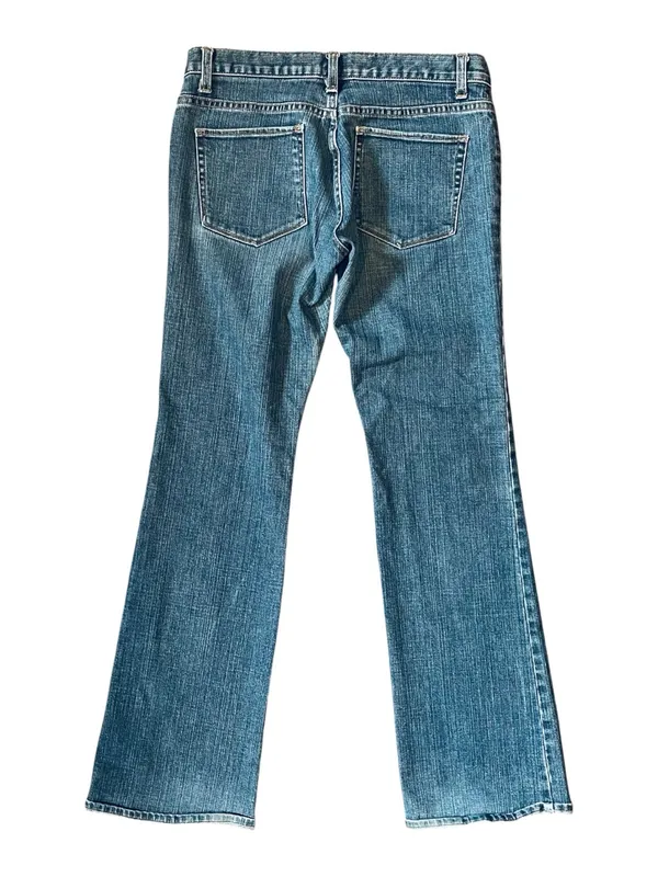 Gap Low Rise Jeans Y2K Boot Cut Womens 4 Blue Cotton Denim Classic Western - Image 2