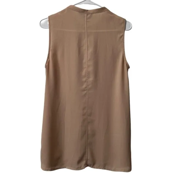 Banana Republic‎ Blouse Sleeveless Blouse Ruffle Size Small Office Career Formal - Image 2