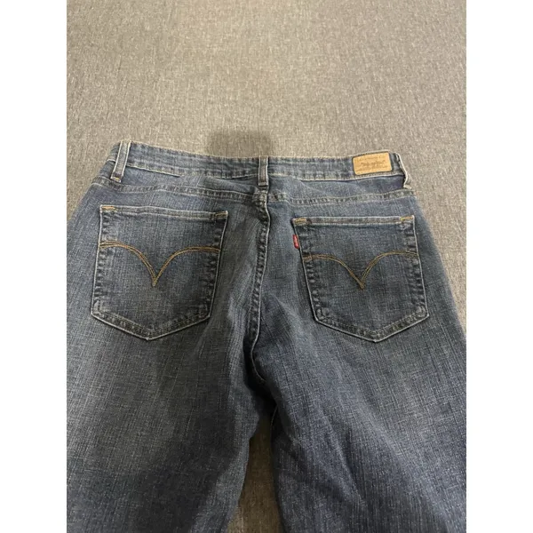 Levi's Mid Rise Blue Skinny Jeans Women's Sz 14M - Image 9
